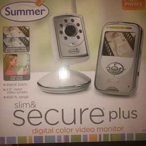 Summer Slim and Secure digital video monitor.